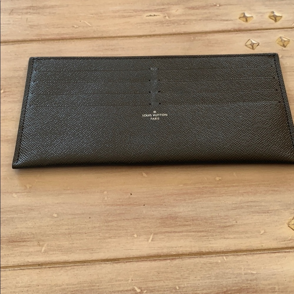 Louis Vuitton black Felice insert